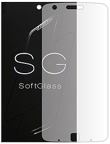 Бронеплівка для Motorola Z Force XT1650 на екран зносостійка поліуретанова SoftGlass