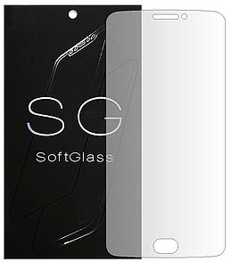 Бронеплівка для Motorola E4 Plus XT1771 на екран зносостійка поліуретанова SoftGlass