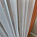 Комплект легких штор, лососевого цвета, подшитый на тесьму, фото 6