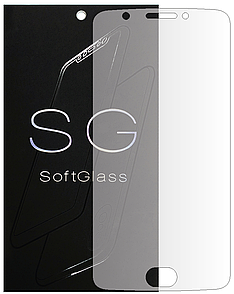 Бронеплівка для Motorola E4 XT1767 на екран зносостійка поліуретанова SoftGlass