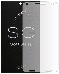 Бронеплівка для Motorola droid turbo 2 XT1585 на екран зносостійка поліуретанова SoftGlass