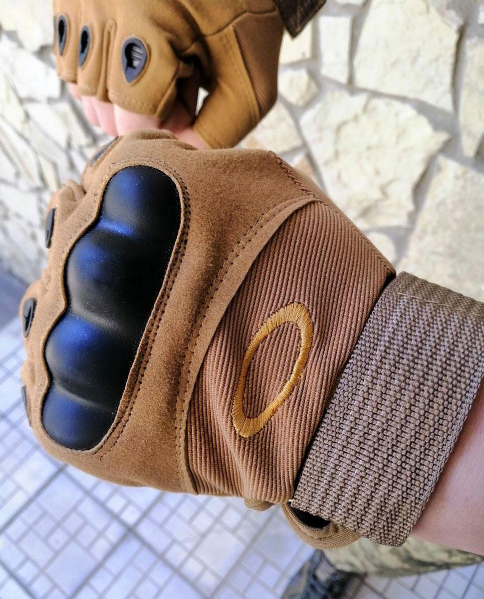 Рукавички вiйськовi без пальцiв бежевi, розмiр 01217919, фото 1