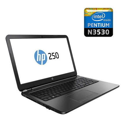 Ноутбук Б-клас HP 250 G3/15.6"/Pentium N3530 4 ядра 2.16GHz/4GB DDR3/320GB HDD/HD Graphics/Webcam/Без АКБ, фото 2