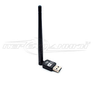 Wi-Fi USB адаптер до 300MB, 802.11bgn з антеною 3DBI, бездротовий мережевий адаптер Wi-Fi, фото 2