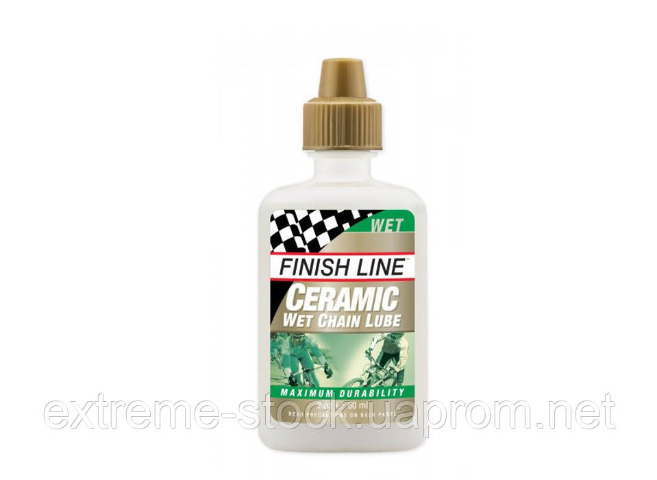 Смазка Finish Line жидкая Wet Lube с керамическими присадками для влажных погодных условий, 120ml