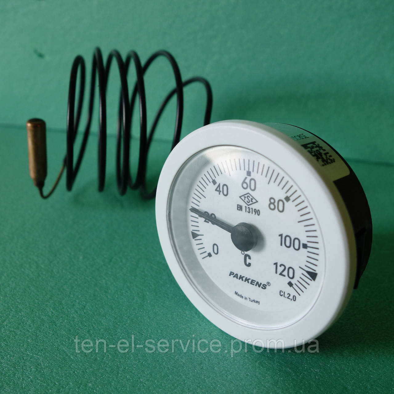 Капілярний Термометр d=52мм. t=120°,Lкап=1м. Pakkens