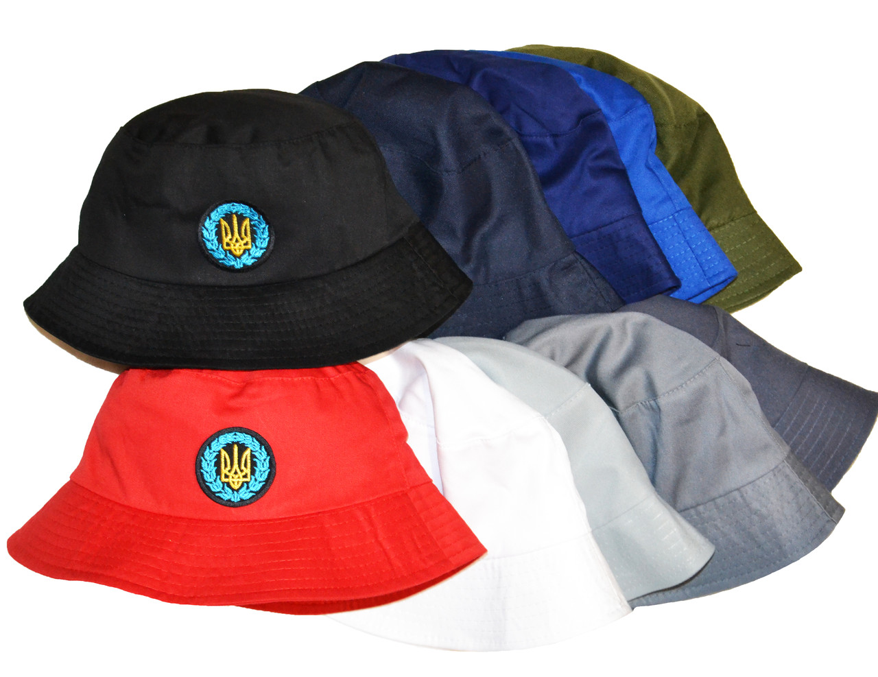 Панама хлопцям і дівчатам з Гербом Україна 58 см