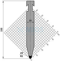 Пуансон P.405.28.E (1000мм.)