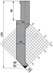 Пуансон P.408.85.E (1000мм.)