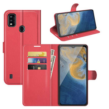 Чохол-книжка Litchie Wallet для ZTE Blade A51 Red