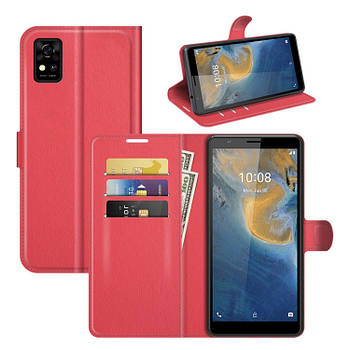 Чохол-книжка Litchie Wallet для ZTE Blade A31 Red