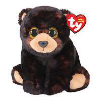 Детская мягкая игрушка TY Beanie Babies Бурый медведь BEAR 15см 40170