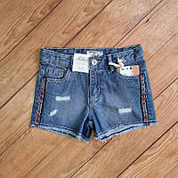 Шорты джинсовые для девочки, рост 134, цвет синий