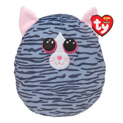 Дитяча м'яка іграшка TY Squish-a-boos Кошеня Kiki 40 см 39190