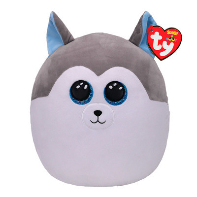Дитяча м'яка іграшка TY SQUISH-A-BOOS 39193 Хаскі "SLUSH" 40 см, фото 1