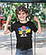 Дитяча футболка з принтом пес Патрон, герой ЗСУ., фото 2