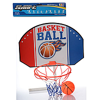 Баскетбольне кільце M 2692 щит 42,5-29см(картон),кільце23,5см(пластик),М'яч,в пакеті.
