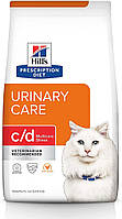 Сухой корм для кошек Hills PD Feline C/D Urinary Stress для снижения проявления идиопатического цистита 1.5кг