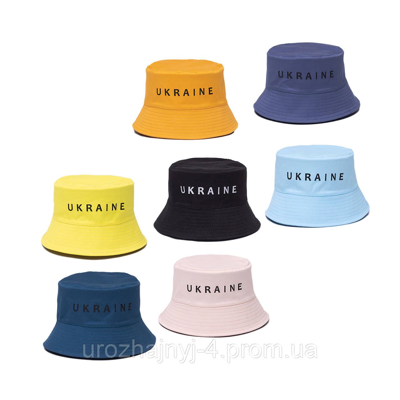 Панама котонова з принтом UKRAINE 55р код 8021 Glory-kids