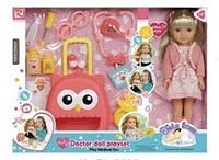Кукла ToyCloud Набор доктора, чемодан 8395