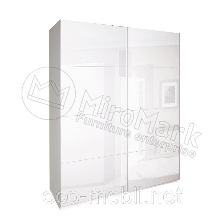 Шафа купе 2,0 м. 2Д без дзеркала у спальню Імперія Міромарк, фото 1