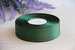 Репс 2,5 см, пляшковий ( темно-зелений) РУЛОН