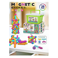 Магнитный конструктор Magnetic Sticks 36 деталей 158-21