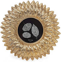 Фоторамка "Золотая астра" для фото 10х10см, состаренное золото
