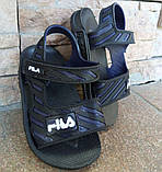 Босоніжки-мильниці в смужку для хлопчиків сині, фото 5