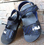 Босоніжки-мильниці в смужку для хлопчиків сині, фото 2