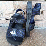 Босоніжки-мильниці в смужку для хлопчиків сині, фото 3