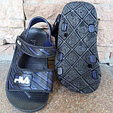 Босоніжки-мильниці в смужку для хлопчиків сині, фото 4