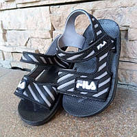 Босоніжки-мильниці в смужку для хлопчиків сірі