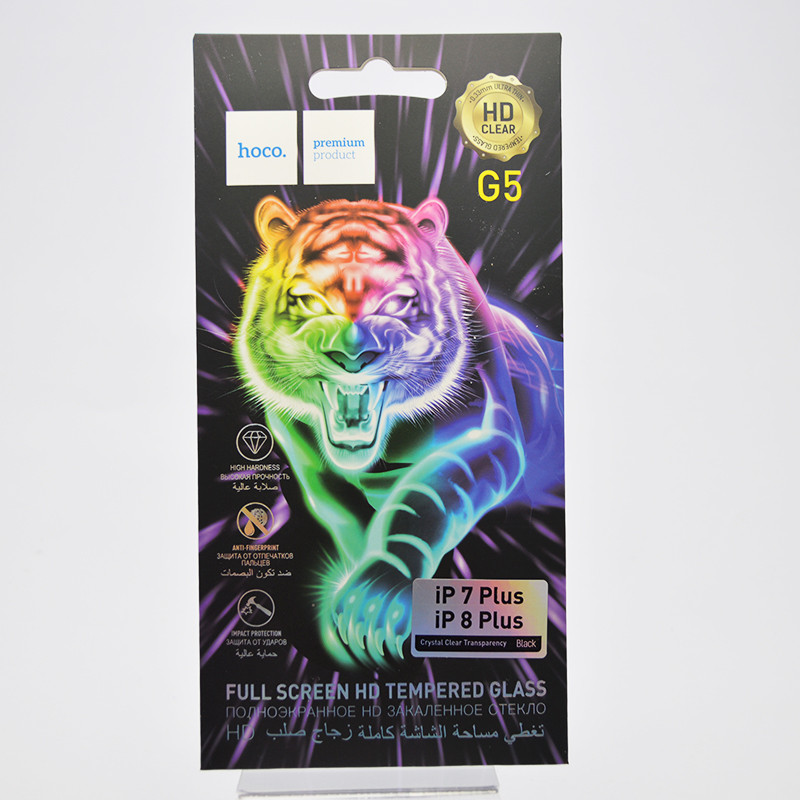 Захисне скло Hoco G5 для iPhone 7 Plus/8 Plus Black, фото 1