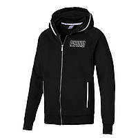 Світшот спортивний Puma Athletics Hooded 854140 01 (чорний, чоловічий, спортивний, бавовна, логотип пума)