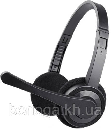 Комп'ютерна гарнітура REAL-EL GD-011MV Black (EL124100022)