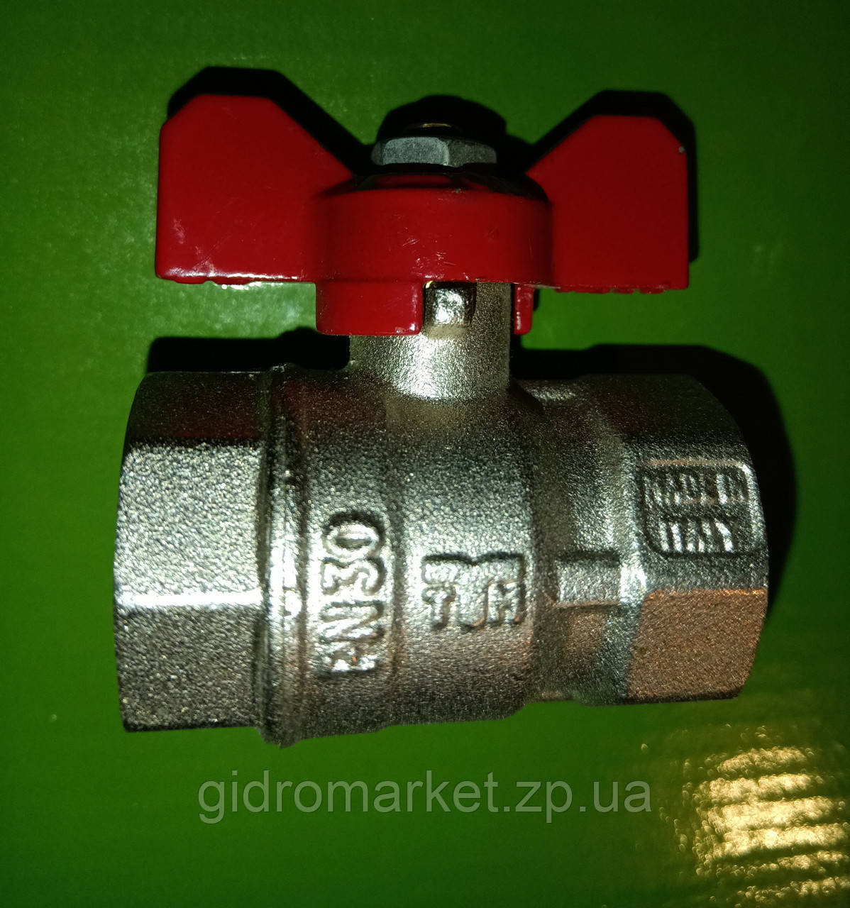 Кран кульовий TIEMME 3/4" ВВ матиля