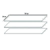 Дополнительный набор полок для шкафа 4Д Сокме Франческа 97х54 см белый