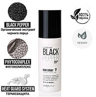 Безсульфатный термозащитный укрепляющий спрей для волос - Inebrya Black Pepper Iron Spray 150ml