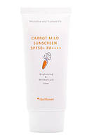 Солнцезащитный крем на физических фильтрах Bellflower Carrot Mild Sunscreen Spf50