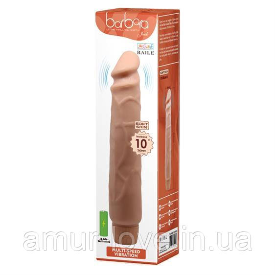 Вибратор Barbara Jack Multi Speed Real Vibrator 26 cm Flesh