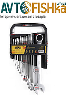 Набір Ключів Рожково-накидних дюймових 1/4" — 15/16" 12 шт (планшет)