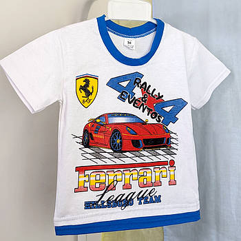 Дитяча футболка з принтом Феррарі
