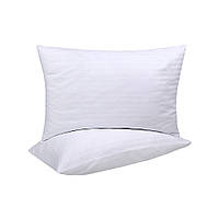 Наволочки Iris Home Готель — Сатин Страйп 1*1 білий 50*70 (2шт)