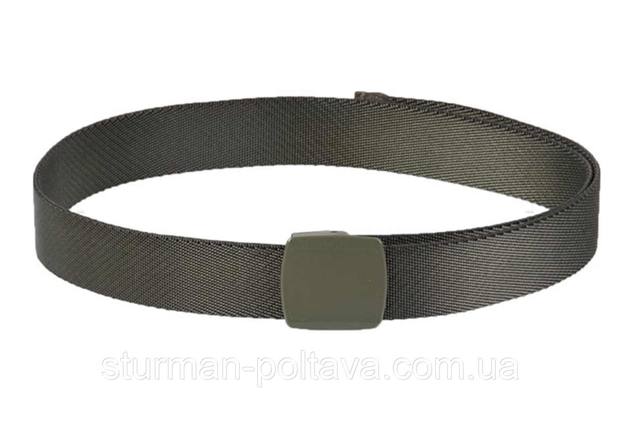 Ремінь брючний HOSENGÜRTEL QUICK RELEASE 38 MM нейлон колір олива ширина 3.8 см х 130 см Mil-tec Німеччина