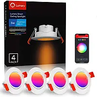 Точечный светильник Lumary смарт умный RGB 4шт 5w 350lm