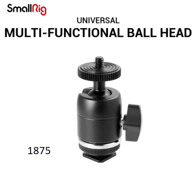 Аксессуар SmallRig Multi-Functional Ball Head with Removable Shoe Mount 1875 (1875)