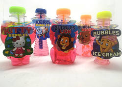 Мильні бульбашки 150мл, ЦІНА ЗА УП.36 ШТ, мікс, 5 видів, кор. 38*25*13см, ТМ BigKids, Україна (36шт)