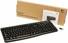 Клавіатура Logitech K120 (UKR OEM) (920-002643)