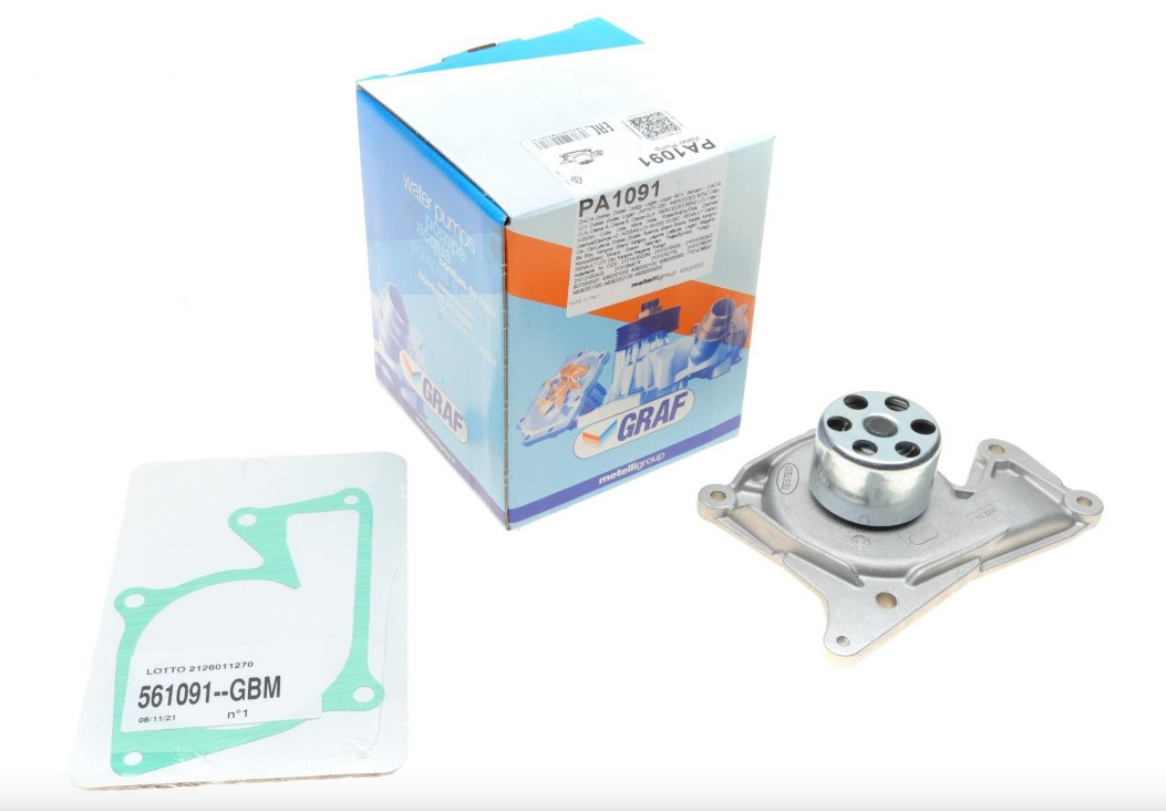 Водяний насос на Renault Kangoo 1.5DCi 08- Graf PA1091, фото 1